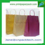 Fashion Kraft Paper Gift Cardboard Packing Bags Promotional Carrier Shopping Bag thumbnail-1