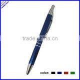 Special Design Aluminum Barrel Ball Point Metal Pens With Rubber Grip thumbnail-1