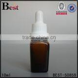 15ml 30ml Empty Beautiful Square Glass Dropper Bottle Comestic Packaging Aluminium Cap Square Glass Dropper Bottle Free Sample thumbnail-6