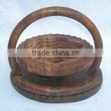 Wooden Fresh Fruit Basket, Folding thumbnail-1
