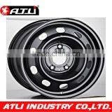 BLACK/SILVER Steel Wheel for Cars thumbnail-1
