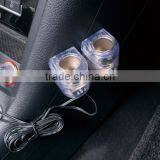 Dual USB Car Charger With 3 Socket Car Splitter Adapter Charger for IPhone thumbnail-2