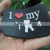 Factory Embossed Logo Cute Rubber Label PVC Rubber Patch thumbnail-6