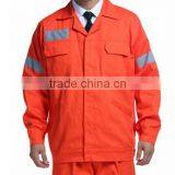 Mens Button-front Beige 5CM Hi-vis Safety Work Shirt thumbnail-2