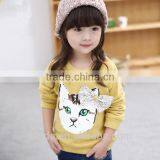 Girls Fashion Bowknot Embroidery Shirts Pullover Hoodies thumbnail-3