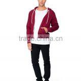 Mens Flex Fleece Zip Hoodie Red Hoodies Men Sex Xxl thumbnail-4