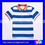 Korean Children Clothing of Polo Shirt Custom Fashion Stripe Kids Polo Shirt Wholesale Children Clothing Usa thumbnail-3