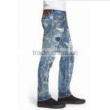 Biker Jeans Fashion Denim Trousers(LOTK061) thumbnail-4