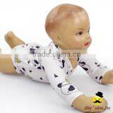 Autumn& Winter Infant Cute Panda Pattern Printed Long Sleeve Warm Newborn Baby Bodysuit Romper Clothes thumbnail-1