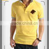 Mens Pique Cotton DRI Short Sleeve Emboridery Polo Tshirts 201322 thumbnail-1