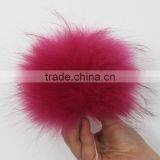 Myfur China Wholesale Luxury Real Raccoon Fur Pom Poms thumbnail-1