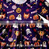 Cartoon Halloween Girls Clothing Sets of Printed Long Sleeve Baby Wholesale Outfit Clothes thumbnail-4