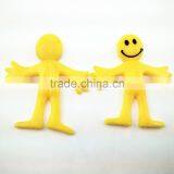 TPR Sticky Man Toys With Smile Face Design Stretchy Toy