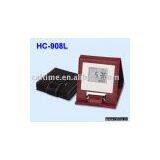 Thermometer World Time Calendar Alarm Clock thumbnail-1