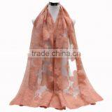 2017 New Arrival Fashion Plain Color Women Hijab Silk Scarf thumbnail-3