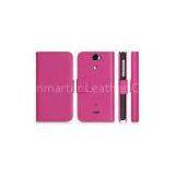 Sony Cell Phone Cases, Xperia V LT25i Pink PU Stand Cover With Card Holders thumbnail-1