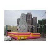 Portable  0.55mm PVC outdoor Inflatable portable Climbing rock Wall with SGS