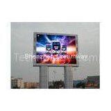 P 10 Outdoor Advertising LED Display Screen 1R1G1B with IP65 Waterproof , 10000 dots