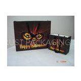 Customized Spot UV Varnishing Holiday Paper Bags For Halloween , Shopping Gift Packaging