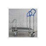 Foldable Hand Industrial Warehouse Trolley For Supermarket / Retali Shop