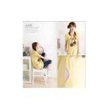 Girl Fashionable Short Sleeve Apples Printing Long T-Shirt