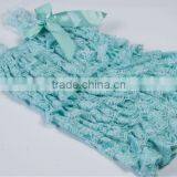 Promotion Solid Colors Lace Romper Petti Baby Girl Lace Romper Newborn Infant Jumpsuit Children Clothes thumbnail-4