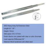 Steel ball slide rail/slide rail/file cabinet rail /ball-bearing rail/three-fold rail