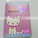 17*22*2cm Flash Cover Hardcover Surface Book With Led Light