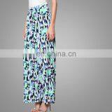 New Pants High Waisted Wide Leg Pants Islamic Women Loose Palazzo Bottom Pants Muslim Wear Women Floral Printed Trousers thumbnail-2