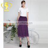 Wholesale Summer Hot Selling Women Lace Long Skirts thumbnail-2