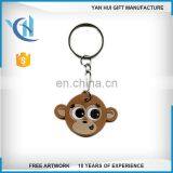 2016 custom wholesale soft pvc keyring / 3d soft pvc keychain