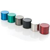 D40mm& H36mm Zinc Alloy Flat Shape Grind 4-layer Moke Grinder as Colorful Cigar Crushing Accessory for Tobacco,smoke,cigarette thumbnail-1