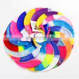 Wholesale Coloful Silicone Swim Cap19colors Patchwork Swimming Head Cap