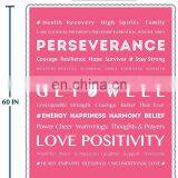 Healing Thoughts Blanket Sherpa Fleece Throw for Women Men Super Soft Fluffy Plush Microfiber Prayer Blanket thumbnail-2