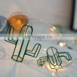 Quality Led Metal Iron Green Mini Cactus String Lights Garden Decorative Indoor Party Wedding Waterproof Fairy Strip Light thumbnail-4