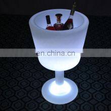 Plastic Beer Wine Vodka Champagne Rechargeable Flashing Led Ice Bucket for Promotion thumbnail-1