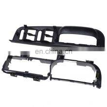 Free Shipping!For VW Jetta Golf Bora GTI Black Master Windows Switch Bezel Trim Bracket 3Pcs thumbnail-5