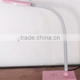 LED DESK Lamp, plastic base and shade, small package hot salefor promotion
