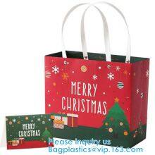 China Manufacturer Matt Lamination Christmas Gift Paper Bag With Cotton Handle,New Design White Handmade Paper Bag Pack thumbnail-4
