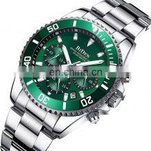 BIDEN 0163 Amazon Hotsale Classic Luxury Watches Men Wrist Stainless Steel Rotating Bezel Diver Mens Chronograph Watches