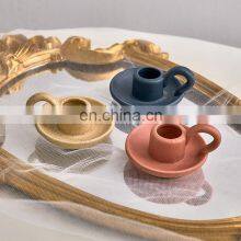 Wholesale Cheap Products Creative Nordic Home Decor Candle Jars Ceramic Candle Holder