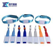 Smart Tag UHF RFID Wholesale Factory Cheap RFID Tyvek Wristbands Disposable DuPont Paper Bracelet For Event Music Festival thumbnail-5