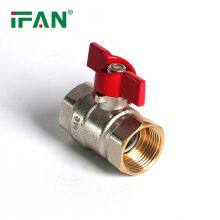 IFAN Customized 2pc Manual Ball Valve PN25 Brass Ball Valve For Water Use thumbnail-4