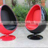 Replica Fiberglass Cashmere Eero Aarnio Oval Ball Chair/bubble Chair With Aluminum Alloy Epidermis thumbnail-4