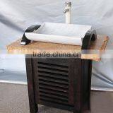 High Quality Volakas White Marble Bathroom Sink thumbnail-2