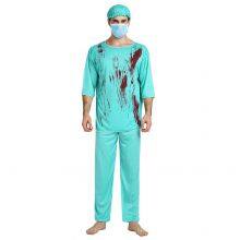 Halloween Adult Bloody Doctor Costumes Zombie Nurse Costume thumbnail-2