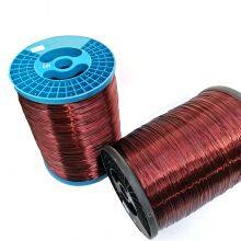 180 Class Polyester Imide Aluminum Enameled Round Winding Wires for Cleaning Motor Power Transformers thumbnail-1