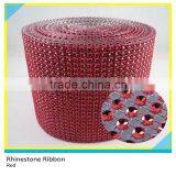 Diamond Mesh Roll Wedding Decoration Rhinestone Ribbon Trim 10 Yards 24 Rows thumbnail-2