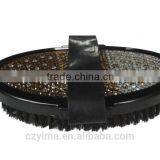 Hot! Bling Horse Body Brush With Yellow Gradient Pattern/rhinestone thumbnail-1