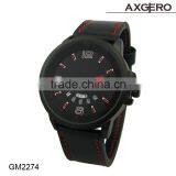 2016Japan Movt Quartz Watch, Stainless Steel Back, Alloy Watch For Man